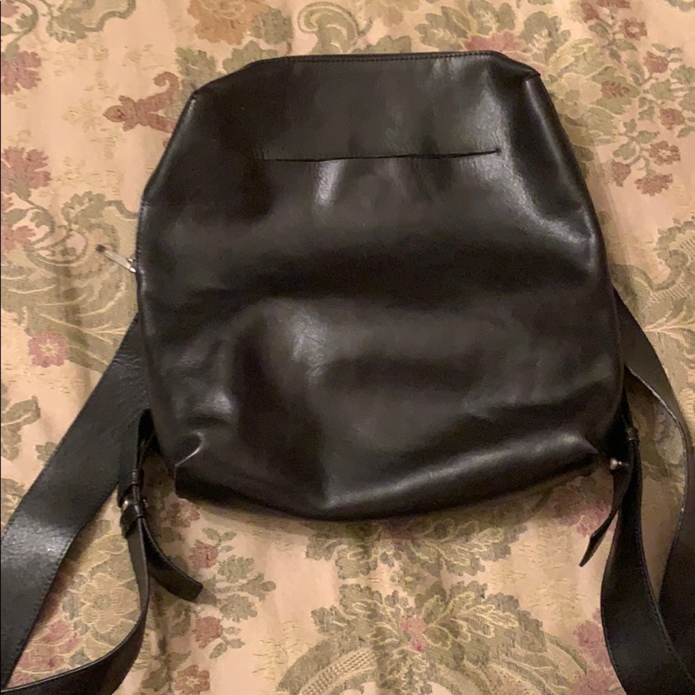 Dkny Leather Backpack - image 1
